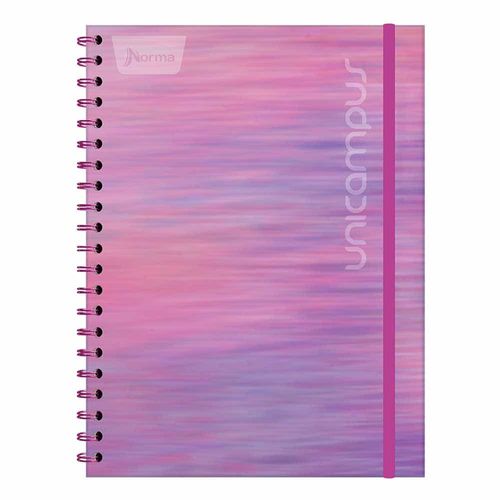 Cuaderno Espiral de 160 Hojas College de Raya Pasta Dura Unicampus