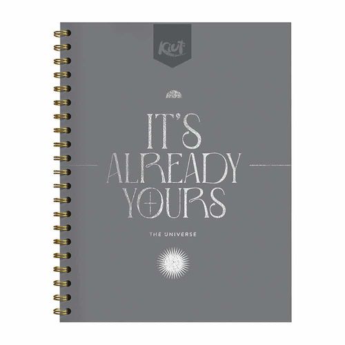 Cuaderno Espiral con 160 Hojas Profesional Raya Pasta Dura de Piel Kiut Norma 589174