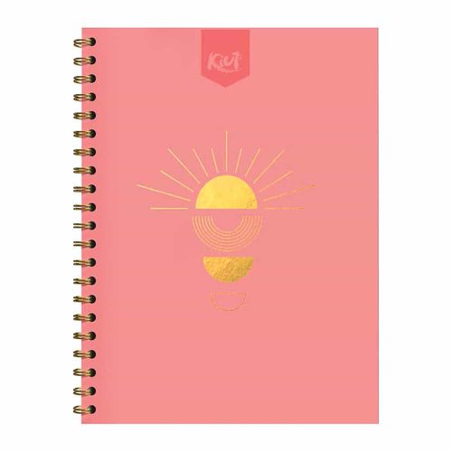 Cuaderno Espiral con 160 Hojas Profesional Cuadro Chico Pasta Dura de Piel Kiut Norma 589176