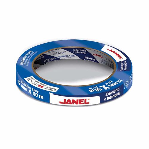 Cinta Masking Tape 230 Azul de .12 x 50 m Janel 2301250100