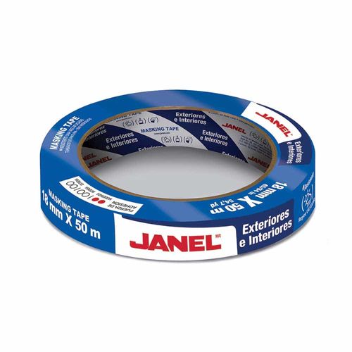Cinta Masking Tape 230 Azul de .18 x 50 m Janel 2301850100