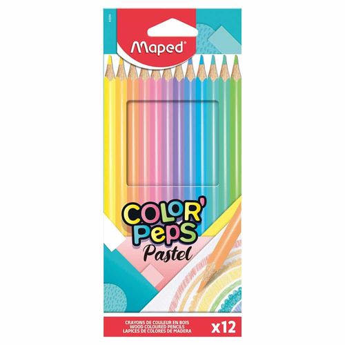 Lápices de Colores Pastel 12 pzas Color´Peps 832090ZV