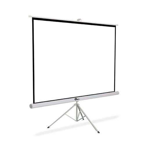 QIAN PANTALLA DE PROYECCION CON TRIPODE DIBAN 84 PULGADAS BLANCO MATE MOD. QPD-69601 -