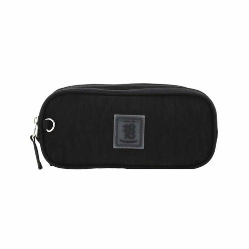 Portalápiz Suave Negro con Cierre Unisex Zilp Chenson 1870125-3