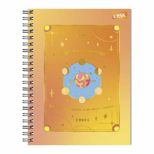 Cuaderno Espiral de 100 Hojas Cuadro Grande Querido Universo Upak 5136535209