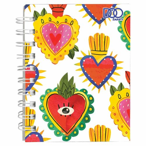 Libreta Pocket con 160 Hojas Raya Corazon  Diseños Surtidos Smarty Doo 21527