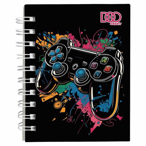 Libreta Pocket con 160 Hojas Raya Gamer  Diseños Surtidos Smarty Doo 21529
