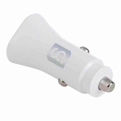 Cargador para Auto con 2 Entradas USB 3.0 A y USB Tipo C  Blanco Green Leaf IP-5014