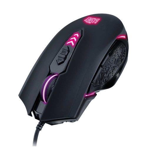 Mouse Alámbrico Gamer RGB 6,400 Dpis BASH Basher Bash-3001