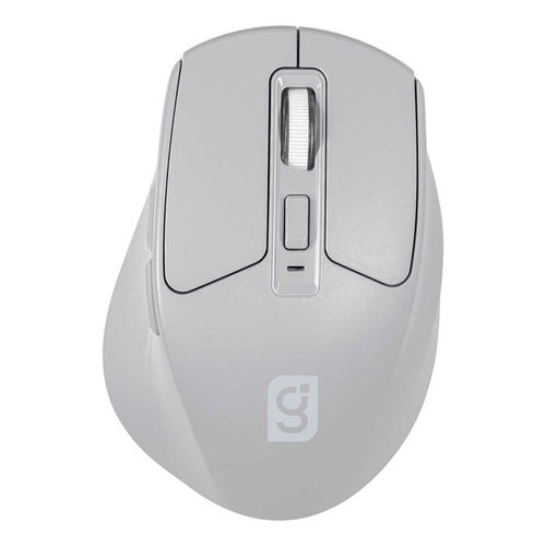 Mouse Inalámbrico Recargable Gris de 1,600 DPI Green Leaf 18-8870GY