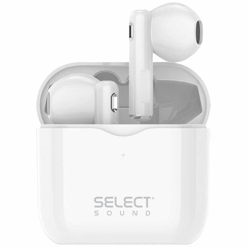 Audífonos Inalámbricos Earbuds Bluetooth Blanco Select Sound BTH031B