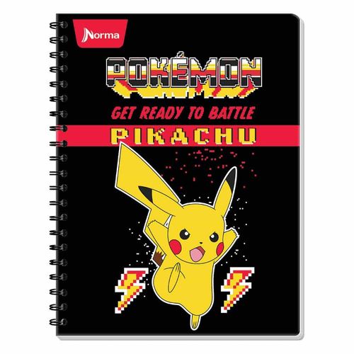 Cuaderno Espiral con 100 Hojas Profesional Cuadro Grande Pokemon Norma 582753