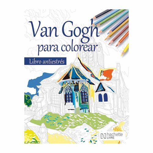 Libro de Iluminar Colorea a Van Gogh Hachette 250441