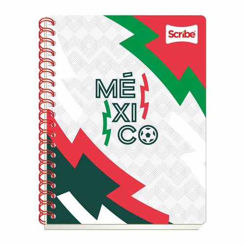 Cuaderno Espiral de 100 Hojas Profecional C-5 Seleccion Mexicana Mexico Scribe 1085672