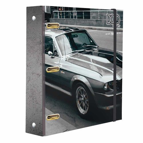 Carpeta con Argolla Tamaño Carta con 100 Hojas Auto Diseños Surtidos Smarty Doo 21512