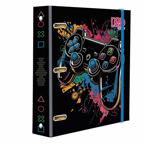 Carpeta con Argolla Tamaño Carta con 100 Hojas Gamer Diseños Surtidos Smarty Doo 21517