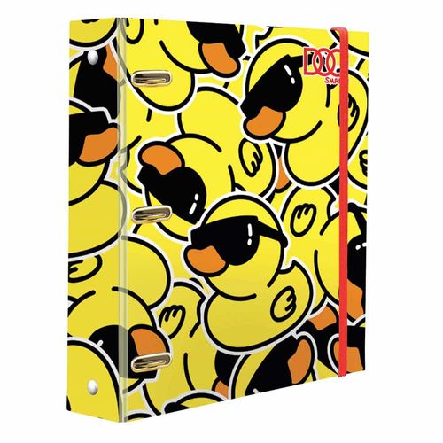 Carpeta con Argolla Tamaño Carta con 100 Hojas Patos Diseños Surtidos Smarty Doo 21520
