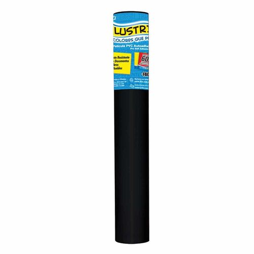 Plástico Autoadherible de 45 cm x 20 mts Negro KW 0089