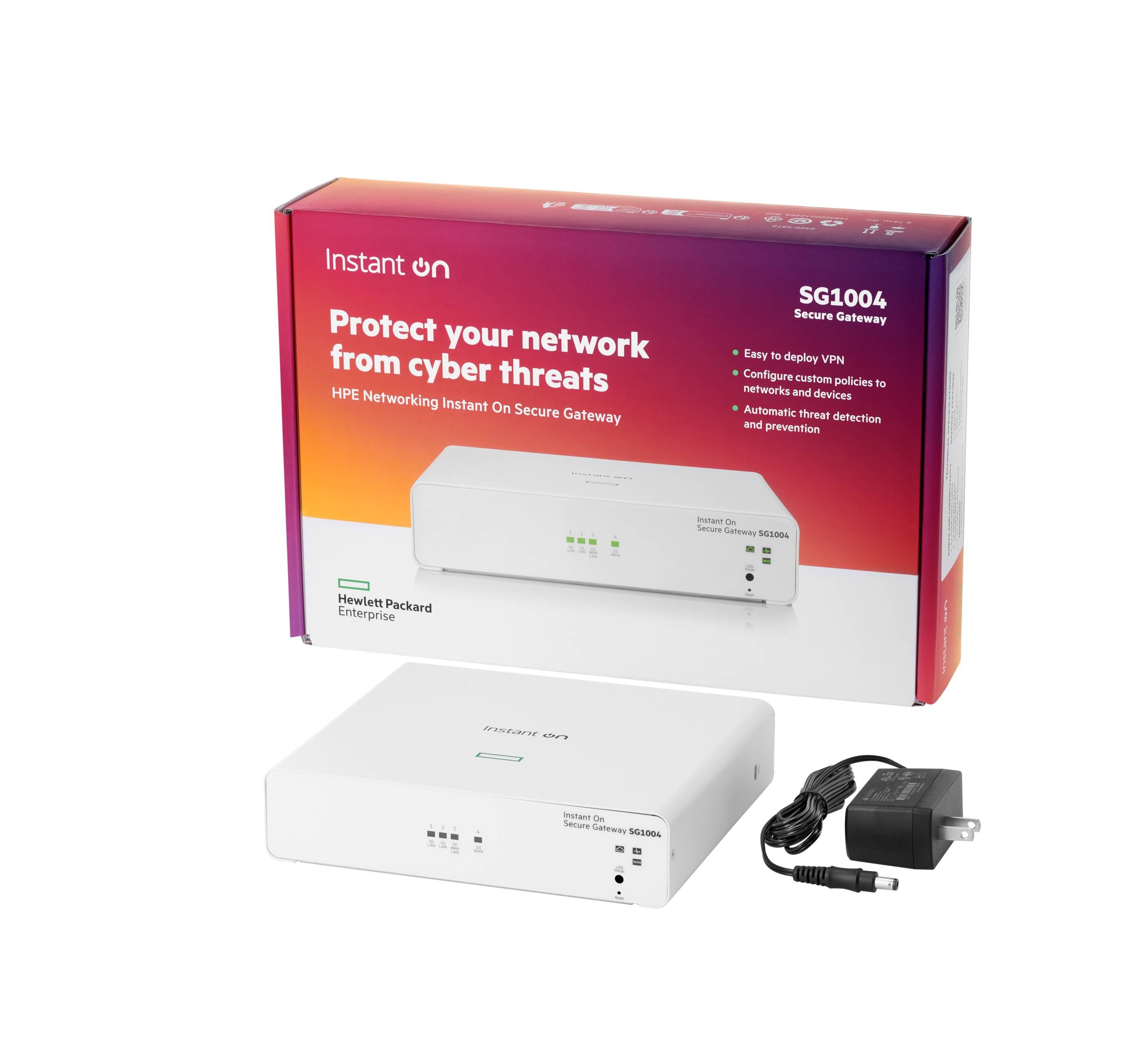 Secure Gateway HPE Instant On SG1004 4 Puertos Gigabit - Firewall, VPN ...