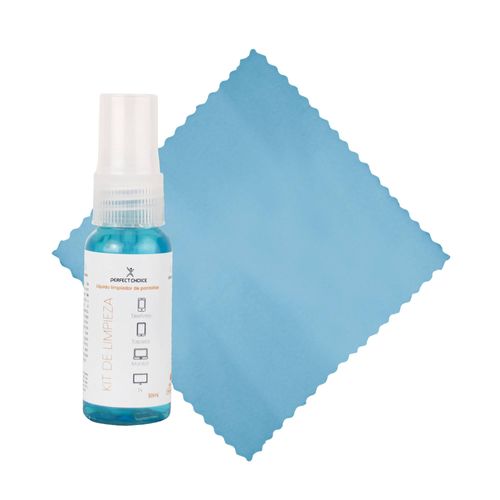 Kit de limpieza de pantallas líquido limpiador y microfibra -