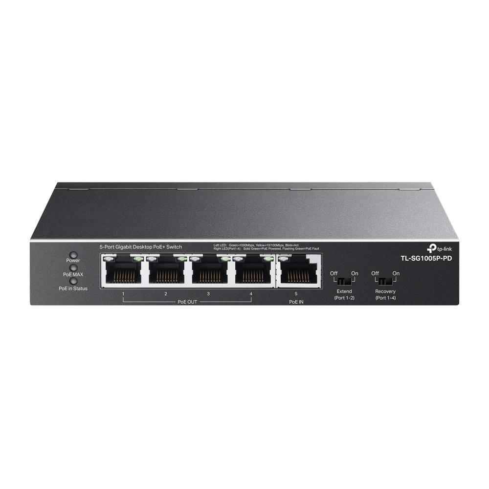 Switch Omada Smart de 5 puertos Gigabit - 1 entrada PoE++ y 4 salidas ...