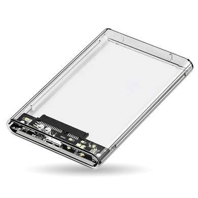 ENCLOSURE - GABINETE GLASS PARA DISCO DURO SSD, SATA I/II/III 2.5 Pulgadas USB V3.0, 6007587 BROBOTIX